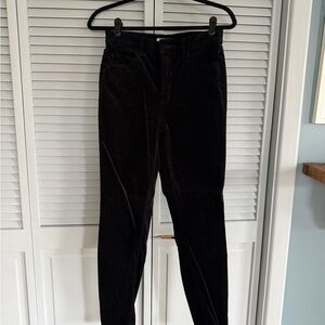 Black Velvet Pants